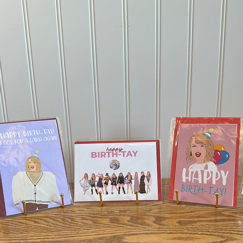 Tay Colorful Birthday Greeting Card Set